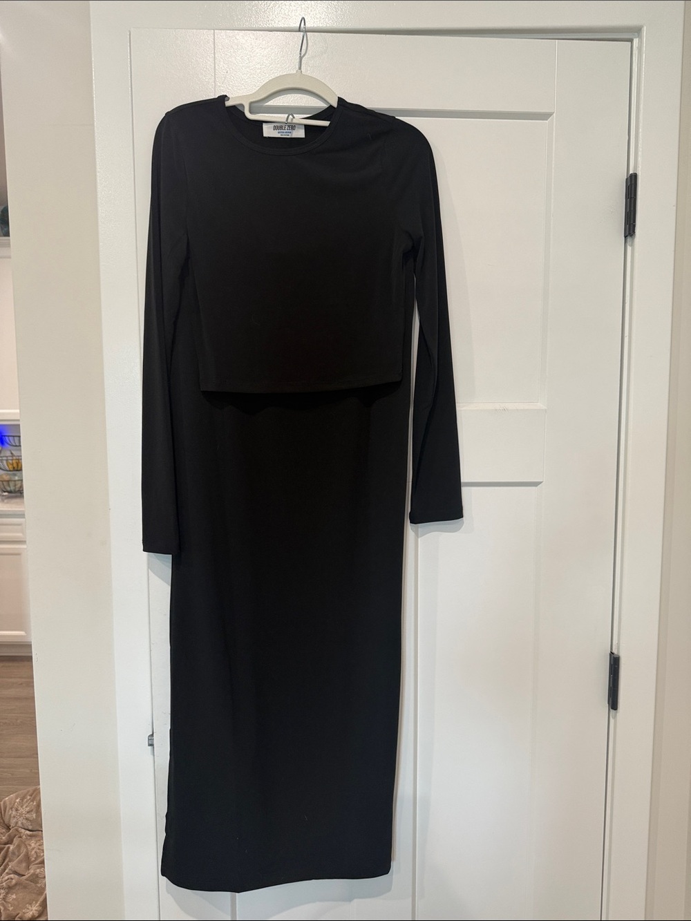 NWOT Double Zero Black Long Sleeve 2 piece set